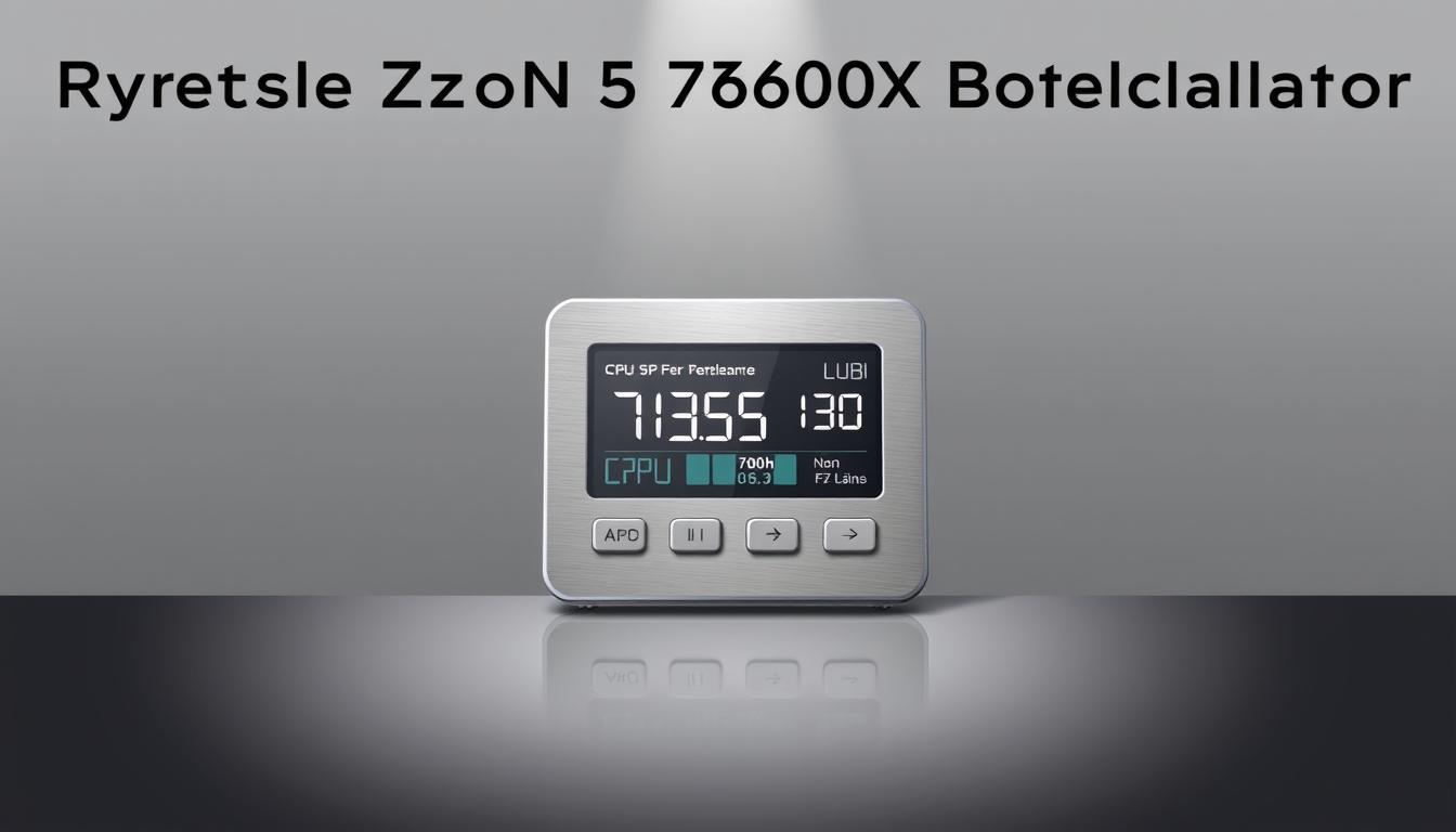 ryzen 5 7600x bottleneck calculator